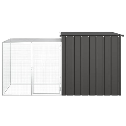 Chicken Cage Anthracite 78.7"x35.8"x39.4" Galvanized Steel
