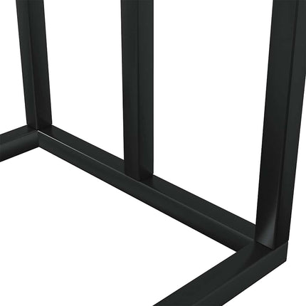 Freestanding Towel Rack Black 18.9"x9.4"x31.1" Iron
