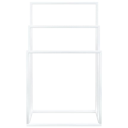 Freestanding Towel Rack White 18.9"x9.4"x31.1" Iron