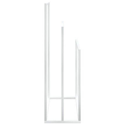 Freestanding Towel Rack White 18.9"x9.4"x31.1" Iron