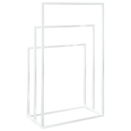 Freestanding Towel Rack White 18.9"x9.4"x31.1" Iron