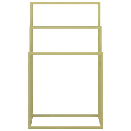 Freestanding Towel Rack Gold 18.9"x9.4"x31.1" Iron