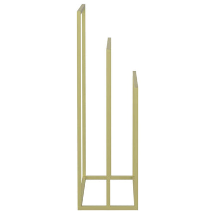 Freestanding Towel Rack Gold 18.9"x9.4"x31.1" Iron