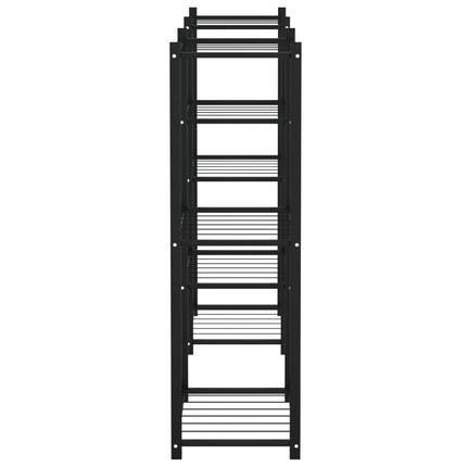 Flower Stand 32.7"x9.8"x31.5" Black Iron