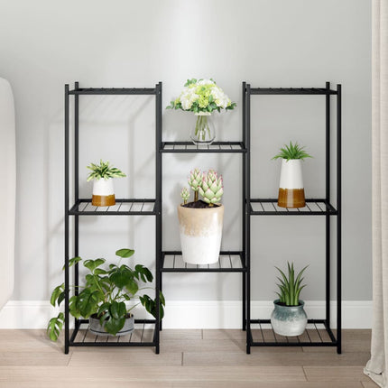Flower Stand 32.7"x9.8"x31.5" Black Iron