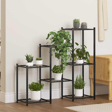 Flower Stand 32.7"x9.8"x31.5" Black Iron