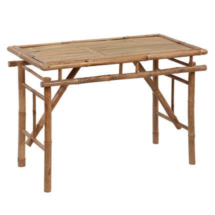 Folding Patio Table 45.3"x19.7"x29.5" Bamboo