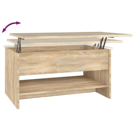 Coffee Table Sonoma Oak 31.5"x19.7"x15.7" Engineered Wood
