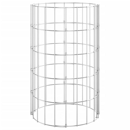 Circular Gabion Pole Galvanized Steel Ø11.8"x19.7