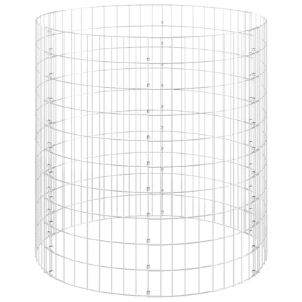 Circular Gabion Pole Galvanized Steel Ø39.4"x39.4