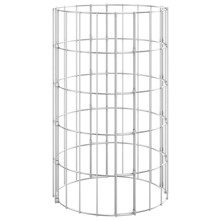 Circular Gabion Raised Beds 3 pcs Galvanized Steel Ø11.8"x19.7