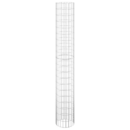 Circular Gabion Raised Beds 3 pcs Galvanized Steel Ø11.8"x78.7