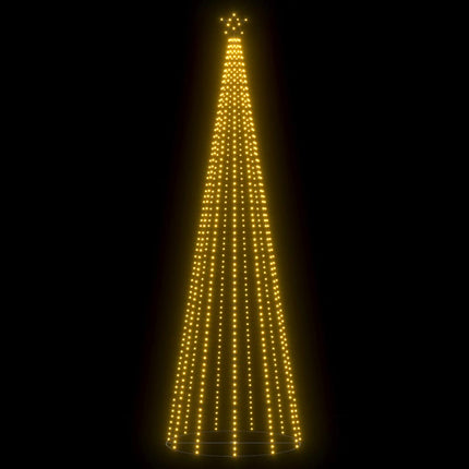Christmas Cone Tree Warm White 732 LEDs 5x16 ft