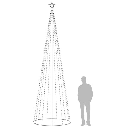 Christmas Cone Tree Warm White 732 LEDs 5x16 ft