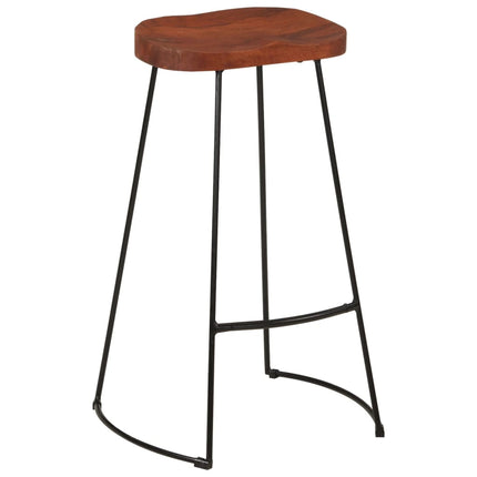 Gavin Bar Stools 2 pcs 19.7"x15.7"x30.7" Solid Wood Mango