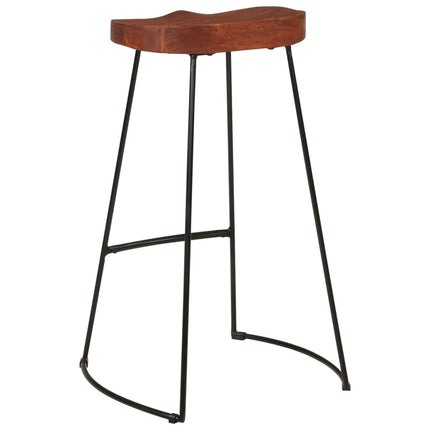 Gavin Bar Stools 2 pcs 19.7"x15.7"x30.7" Solid Wood Mango