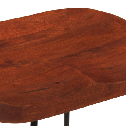 Gavin Bar Stools 2 pcs 19.7"x15.7"x30.7" Solid Wood Mango