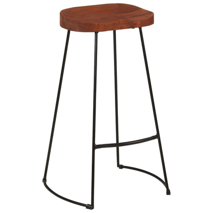 Gavin Bar Stools 2 pcs 19.7"x15.7"x30.7" Solid Wood Mango