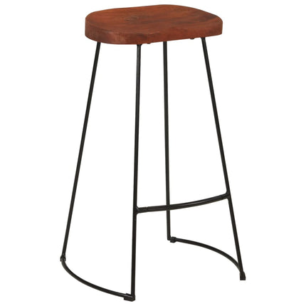 Gavin Bar Stools 2 pcs 19.7"x15.7"x30.7" Solid Wood Mango