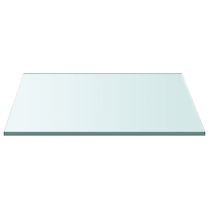Table Top Transparent 23.6"x23.6" Tempered Glass