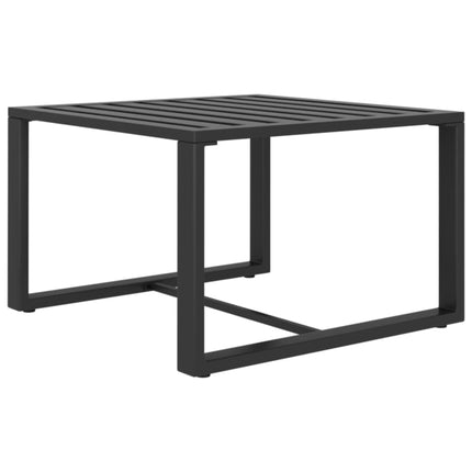 4 Piece Patio Lounge Set with Cushions Aluminum Anthracite
