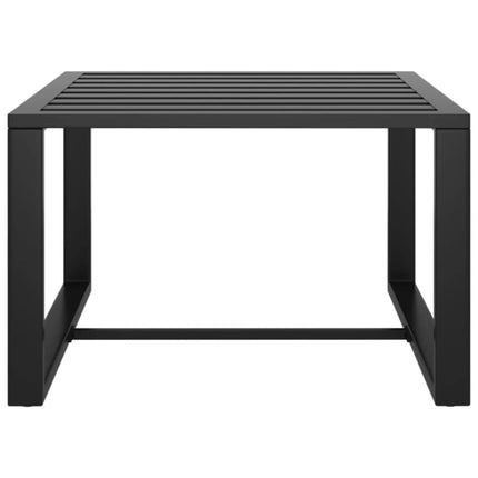 4 Piece Patio Lounge Set with Cushions Aluminum Anthracite