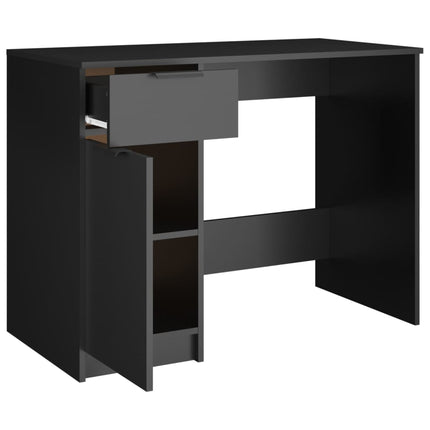 Desk Black 39.4"x19.7"x29.5" Engineered Wood