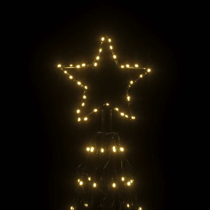 Christmas Cone Tree Warm White 1400 LEDs 5x16 ft