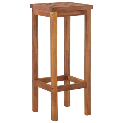 9 Piece Patio Bar Set Solid Wood Acacia
