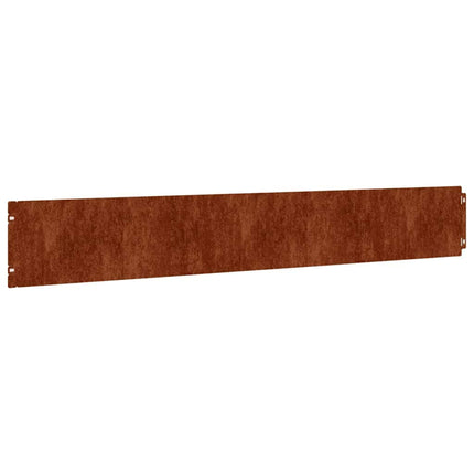 Lawn Edgings 10 pcs 5.9"x40.6" Flexible Corten steel