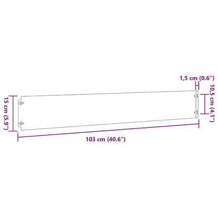 Lawn Edgings 50 pcs 5.9"x40.6" Flexible Corten steel