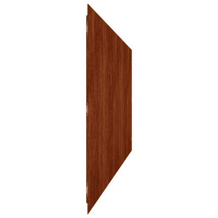 Lawn Edgings 10 pcs 9.8"x40.6" Flexible Corten steel