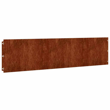 Lawn Edgings 10 pcs 9.8"x40.6" Flexible Corten steel