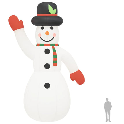 Christmas Inflatable Snowman with LEDs 393.7