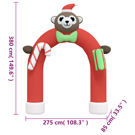 Christmas Inflatable Arch Gate LED 149.6
