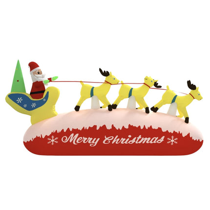 Christmas Inflatable Santa and Reindeer Decoration LED 57.1