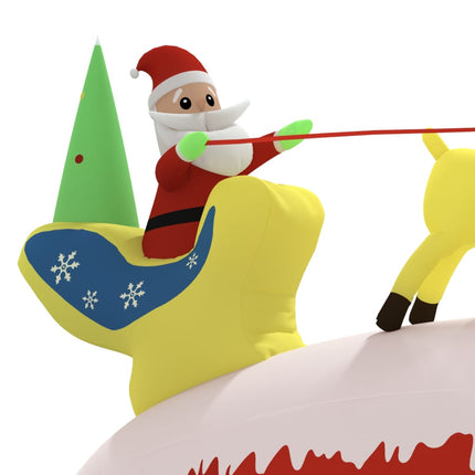 Christmas Inflatable Santa and Reindeer Decoration LED 57.1