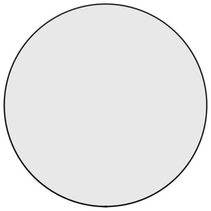 Wall Mirror Black Ø 23.6" Round