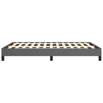 Bed Frame without Mattress Dark Gray 53.9"x74.8" Full Fabric