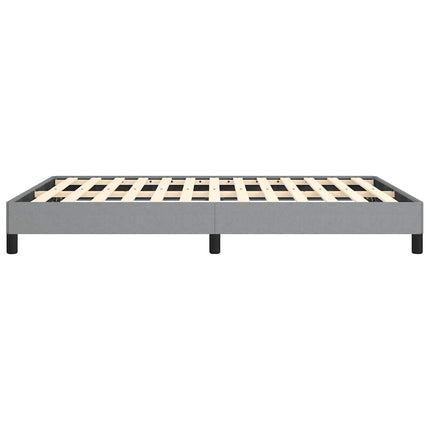 Bed Frame without Mattress Light Gray 59.8"x79.9" Queen Fabric