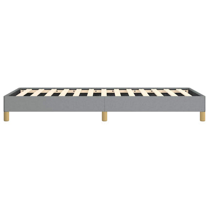 Bed Frame without Mattress Light Gray 39.4"x79.9" Twin XL Fabric