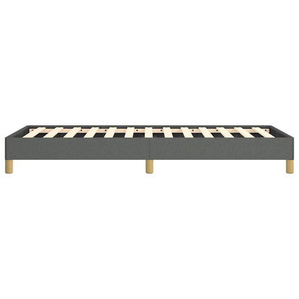 Bed Frame without Mattress Dark Gray 39.4"x79.9" Twin XL Fabric