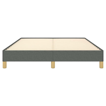 Bed Frame without Mattress Dark Gray 53.9"x74.8" Full Fabric