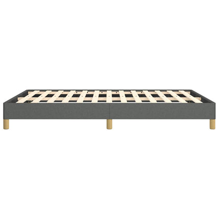 Bed Frame without Mattress Dark Gray 53.9"x74.8" Full Fabric