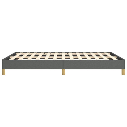 Bed Frame without Mattress Dark Gray 59.8"x79.9" Queen Fabric