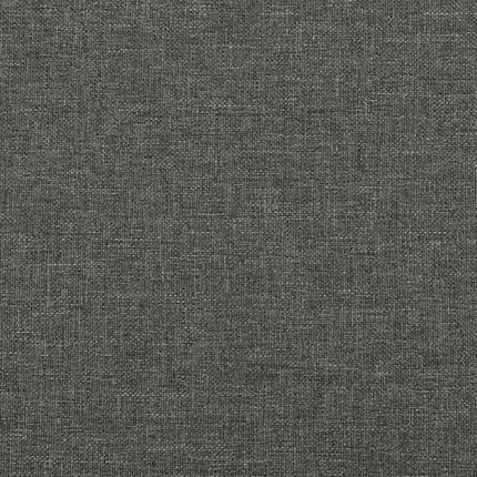 Bed Frame without Mattress Dark Gray 39.4"x74.8" Twin Fabric