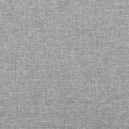 Bed Frame without Mattress Light Gray 39.4"x79.9" Twin XL Fabric