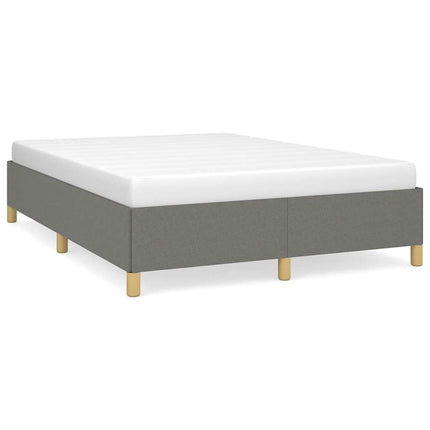 Bed Frame without Mattress Dark Gray 59.8"x79.9" Queen Fabric