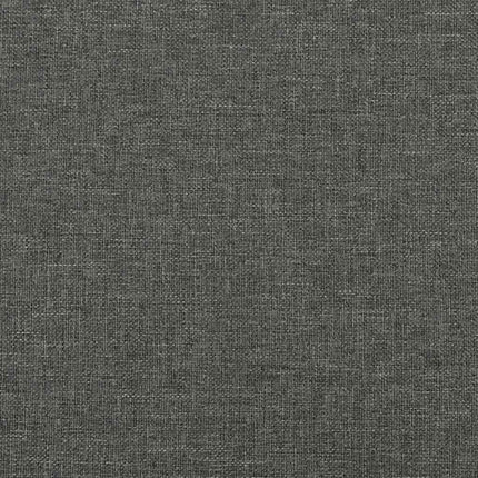 Bed Frame without Mattress Dark Gray 76"x79.9" King Fabric