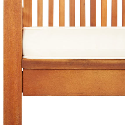 Patio Dining Chairs with Cushions 8 pcs Solid Wood Acacia